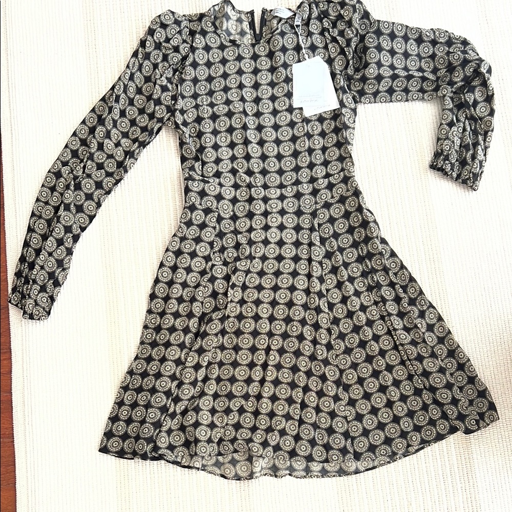 NWT Black and White Patterned Dress